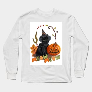 Meow Meow Halloween Long Sleeve T-Shirt